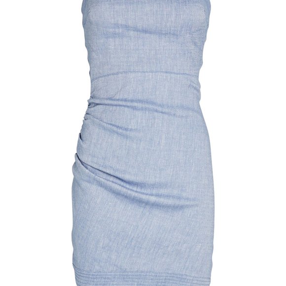 ALEXIS TATYANA STRAPLESS CHAMBRAY Women DRESS Size: Small - Picture 4 of 8